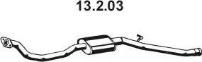 Eberspächer 13.2.03 - Середній глушник вихлопних газів autozip.com.ua