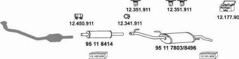 Eberspächer 12_550 - Система випуску ОГ autozip.com.ua