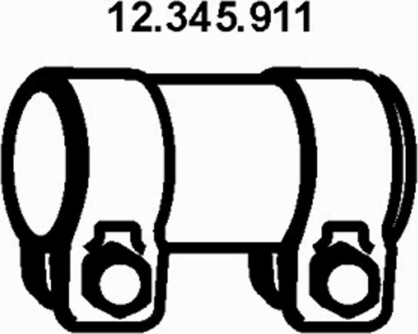 Eberspächer 12.345.911 - З'єднувальні елементи, система випуску autozip.com.ua