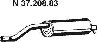 Eberspächer 37.208.83 - Глушник вихлопних газів кінцевий autozip.com.ua