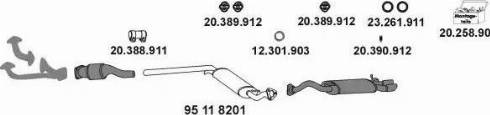 Eberspächer 20_604 - Система випуску ОГ autozip.com.ua