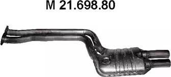 Eberspächer 21.698.80 - Предглушітель вихлопних газів autozip.com.ua