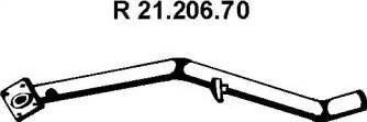 Eberspächer 21.206.70 - Труба вихлопного газу autozip.com.ua