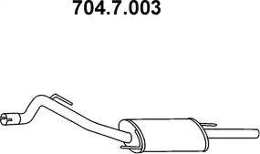 Eberspächer 704.7.003 - Глушник вихлопних газів кінцевий autozip.com.ua