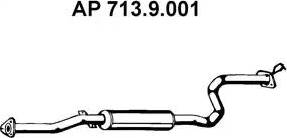 Eberspächer 713.9.001 - Середній глушник вихлопних газів autozip.com.ua