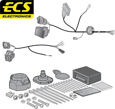 ECS AU06807MU - Комплект електрики, причіпне обладнання autozip.com.ua