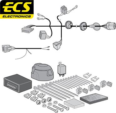 ECS AU06713U - Комплект електрики, причіпне обладнання autozip.com.ua