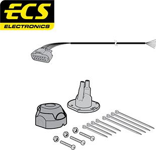 ECS CH006BLU - Комплект електрики, причіпне обладнання autozip.com.ua