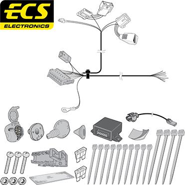 ECS CT056B1U - Комплект електрики, причіпне обладнання autozip.com.ua