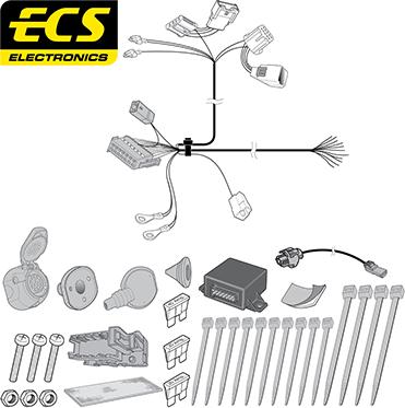 ECS CT056D1U - Комплект електрики, причіпне обладнання autozip.com.ua