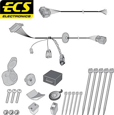 ECS FR096D1U - Комплект електрики, причіпне обладнання autozip.com.ua