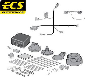ECS FR09207U - Комплект електрики, причіпне обладнання autozip.com.ua