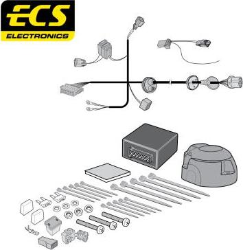 ECS FR09213U - Комплект електрики, причіпне обладнання autozip.com.ua