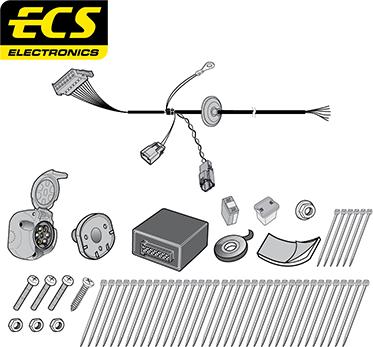 ECS FR083B1U - Комплект електрики, причіпне обладнання autozip.com.ua