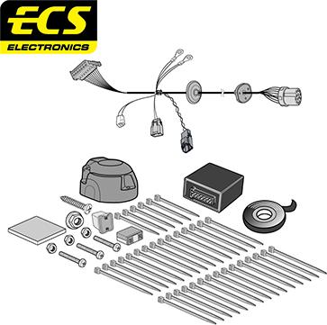 ECS FR083H1U - Комплект електрики, причіпне обладнання autozip.com.ua