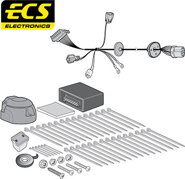 ECS FR070H1U - Комплект електрики, причіпне обладнання autozip.com.ua