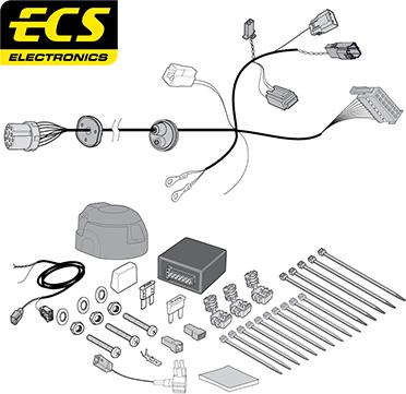 ECS FR10813U - Комплект електрики, причіпне обладнання autozip.com.ua