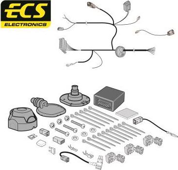 ECS FR11907U - Комплект електрики, причіпне обладнання autozip.com.ua