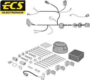 ECS FR11913U - Комплект електрики, причіпне обладнання autozip.com.ua
