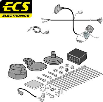 ECS HY15313MU - Комплект електрики, причіпне обладнання autozip.com.ua