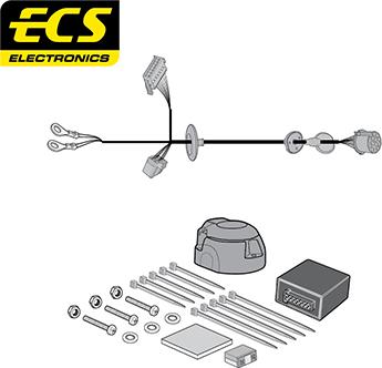 ECS JG00913U - Комплект електрики, причіпне обладнання autozip.com.ua