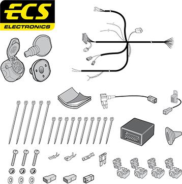 ECS KI13213MU - Комплект електрики, причіпне обладнання autozip.com.ua