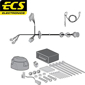 ECS LR02113U - Комплект електрики, причіпне обладнання autozip.com.ua