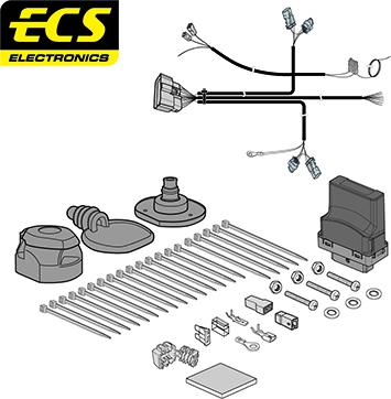 ECS TS00113U - Комплект електрики, причіпне обладнання autozip.com.ua