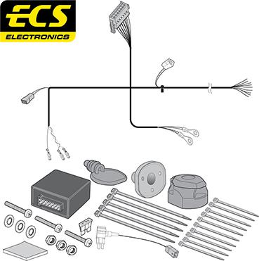 ECS VA00913MU - Комплект електрики, причіпне обладнання autozip.com.ua