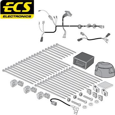 ECS VW28113MU - Комплект електрики, причіпне обладнання autozip.com.ua