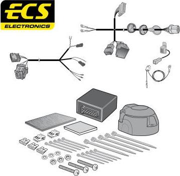 ECS VW28713MU - Комплект електрики, причіпне обладнання autozip.com.ua