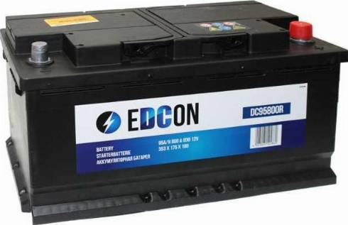 Edcon DC95800R - Стартерна акумуляторна батарея, АКБ autozip.com.ua