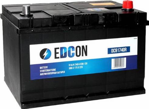 Edcon DC91740R - Стартерна акумуляторна батарея, АКБ autozip.com.ua