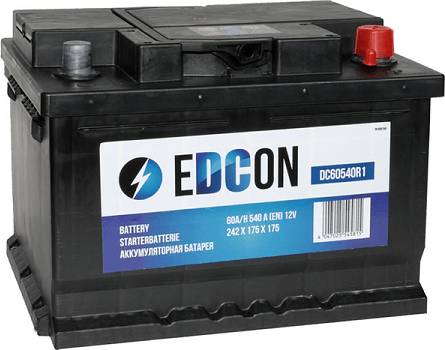 Edcon DC60540R1 - Стартерна акумуляторна батарея, АКБ autozip.com.ua