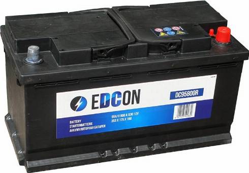 Edcon DC100830R - Стартерна акумуляторна батарея, АКБ autozip.com.ua