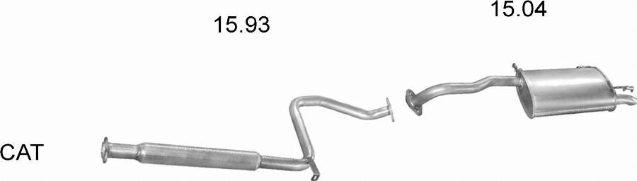Edex 10.66 - Труба вихлопного газу autozip.com.ua