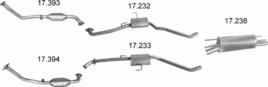 Edex 12.62 - Глушник вихлопних газів кінцевий autozip.com.ua