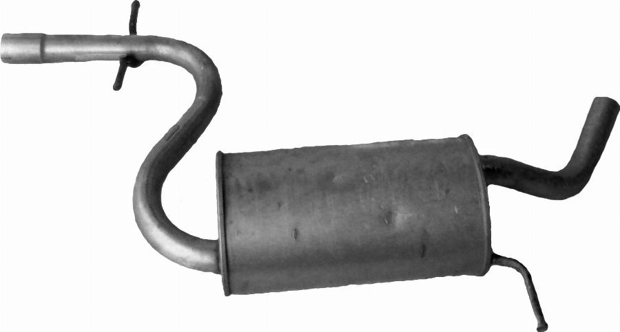 Edex 30.257 - Середній глушник вихлопних газів autozip.com.ua