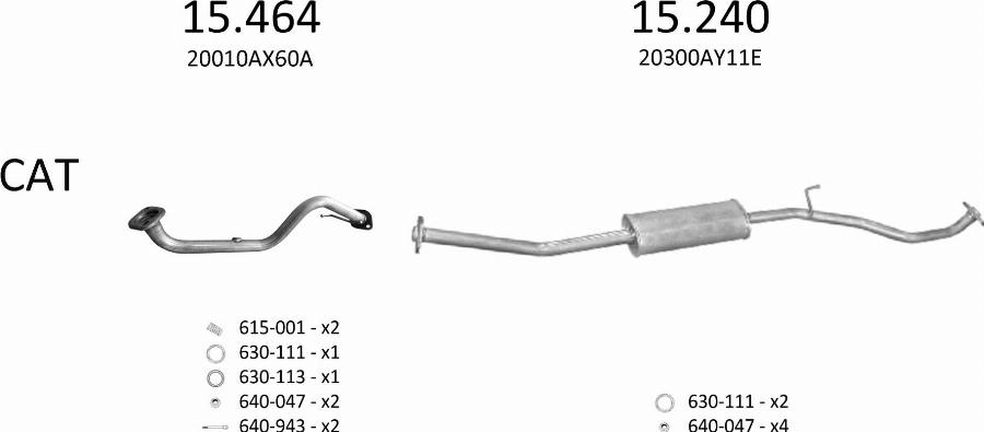 Edex 31.74 - Глушник вихлопних газів кінцевий autozip.com.ua