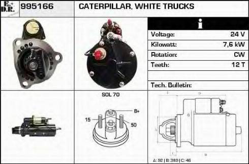 EDR 995166 - Стартер autozip.com.ua