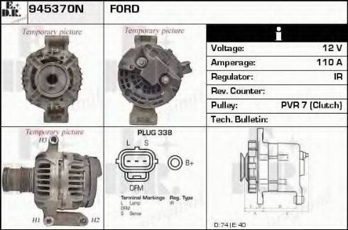 EDR 945370N - Генератор autozip.com.ua