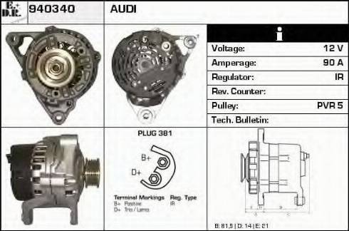 EDR 940340 - Генератор autozip.com.ua