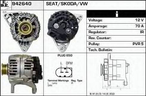 EDR 942640 - Генератор autozip.com.ua