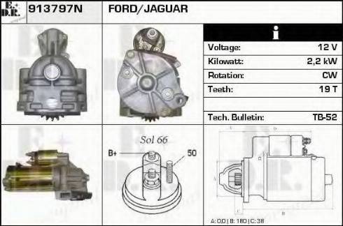 EDR 913797N - Стартер autozip.com.ua