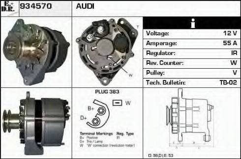 EDR 934570 - Генератор autozip.com.ua