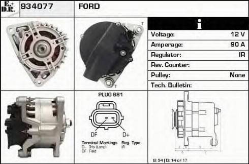 EDR 934077 - Генератор autozip.com.ua