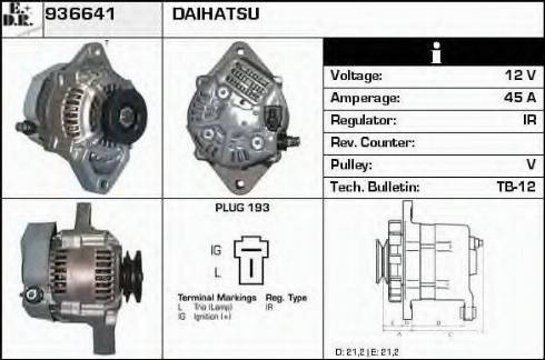 EDR 936641 - Генератор autozip.com.ua