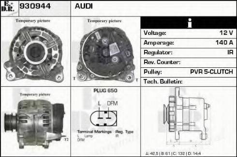 EDR 930944 - Генератор autozip.com.ua