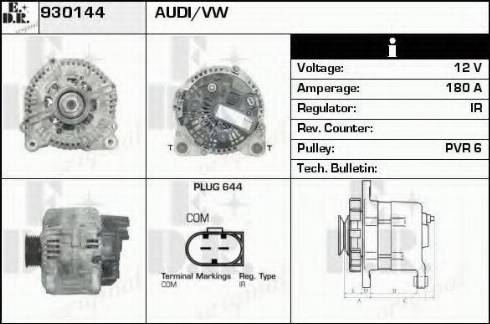 EDR 930144 - Генератор autozip.com.ua