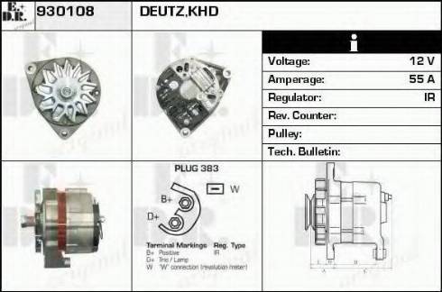 EDR 930108 - Генератор autozip.com.ua